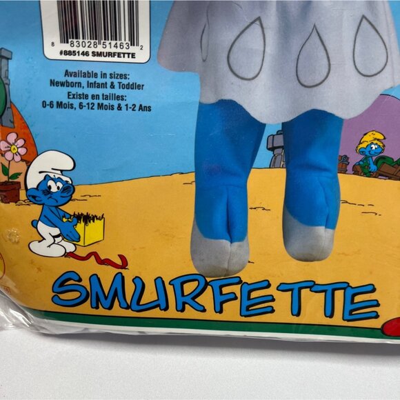Smurfs Baby Costume Smurfette Size Girl Toddler 2-4 - Picture 3 of 8